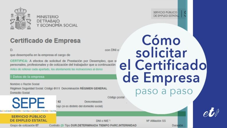 Atención empresas: Consulta tus certificados en SEPE en línea